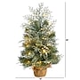 Nearly Natural Winter Frosted Artificial Christmas Tree, 2' (T3328)~#|#~F29DFA0E-ABD0-45C1-91A7C863358CC77B_sc7