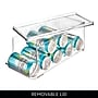 iDESIGN Small Stackable Plastic Storage Bin, Clear (28419M4)~#|#~F29ED8EC-3A5F-49C7-BFA20EF1853068FF_sc7