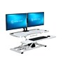 VersaDesk PowerPro 36"W Electric Adjustable Standing Desk Converter, White (SP7643624-00-05)~#|#~F2A22BD4-6ABC-4F78-A734FCB7F8CF0813_sc7