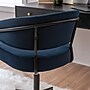Linon Home Decor Products Prestwick Armless Velvet Swivel Computer and Desk Chair, Navy (178541NAVY01U)~#|#~F2A9AD6C-99D5-41B1-9D2B010D029F4C98_sc7