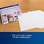 Brother 8.5" x 11" Sublimation Paper, White, 100 Sheets (SP01PLS)~#|#~F2AA7DDD-205C-4BF5-9023EAADCC451F4B_sc7
