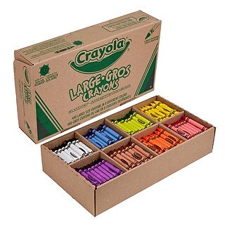 Crayola Crayons Assorted Colors, 8/Box (52-0008) | Staples