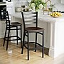 Flash Furniture Metal Back Wood Restaurant Barstool, Mahogany (XUDG697BBARMAW)~#|#~F2AF6103-57B7-4FE1-9D273115C642D953_sc7