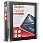 Staples Heavy Duty 1 1/2" 3-Ring Flexible Poly Binders, Black (ST62615)~#|#~F2B7704B-2310-4FC7-9FBF81E8837A10E6_sc7
