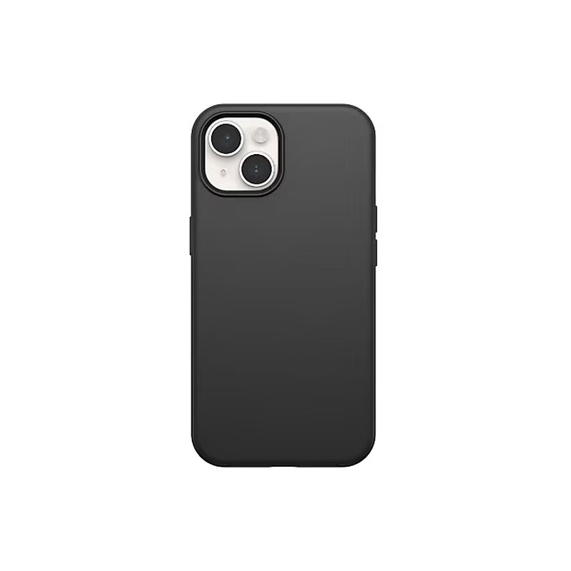 OtterBox Symmetry MagSafe Phone Case for iPhone 15/14/13, Shock Absorbing, Black (77-92928) image 1