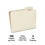 Staples 30% Recycled File Folders, 1/3-Cut Tab, Right Position, Letter Size, Manila, 100/Box (ST116822/116822)~#|#~F2BAB565-C0D7-4E56-AF2CB432DC48759F_sc7