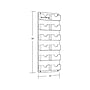 Azar Card Holder, 8" x 18", Vertical, Wall Mounted, Clear, Acrylic, 2/Pack (252082)~#|#~F2C2FBBC-15E3-4508-A9DA9FC358FC66F4_sc7