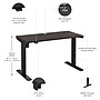 Bush Business Furniture Move 40 Series 48"W Electric Height Adjustable Standing Desk, Storm Gray/Black (M4S4824HCBK)~#|#~F2C37BC9-FBC2-4EE5-9A3B8FEBB689535F_sc7