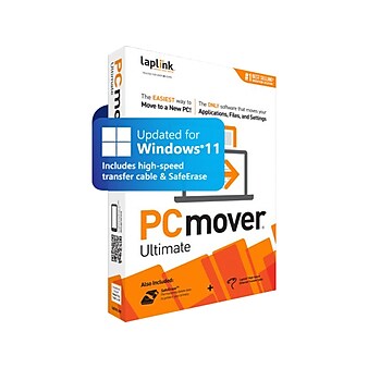 Laplink Software PCmover Ultimate for 1 User, Windows, CD/Download (PAFGPCMP0B000PGRTPEN)