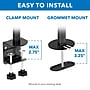 Mount-It! Adjustable Triple Monitor Mount, Up to 32", Black (MI-753XL)~#|#~F2C51906-ADF7-4580-85F1180056E23327_sc7