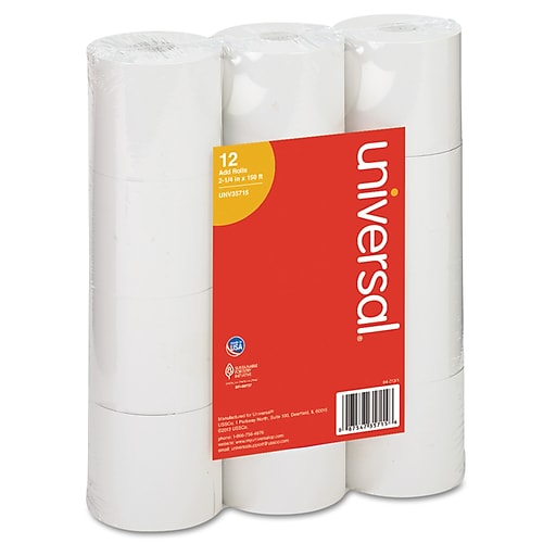 Universal Bond Paper Rolls, 2 1/4