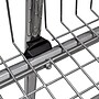Household Essentials Rolling Laundry Cart with Basket, Silver (HH6028-1)~#|#~F2CA53B2-8EEC-4479-9DBC0A6242AB51EF_sc7