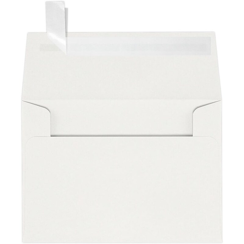 JAM Paper A1 Booklet Envelope, 3 5/8" x 5 1/8", White, 50/Pack (4865-SN-50) image 1