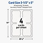 Avery Flourished Edge Postcards, Matte, 40 Labels/Pack (95341)~#|#~F2CFA097-74D1-4080-96FEBF42150982F5_sc7