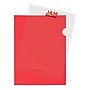 JAM Paper Plastic Sleeves, 9" x 12", Red, 12/Pack (2226316989)~#|#~F2CFBCAA-9558-40BB-B7FC49DE7D9371F8_sc7