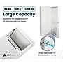 AdirHome Built-In Wall Laundry Hamper, White, 38.25" H x 7.25" W x 3.62" D~#|#~F2D8B413-67A8-4870-9E9C49A365FEFFDB_sc7
