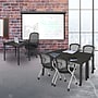 Regency Kee Square Laminate Breakroom Table, 30"D x 30"W, Ash Grey/Black (TBF3030AGBK)~#|#~F2DD39EC-7C7B-4808-B2FE62727081F311_sc7