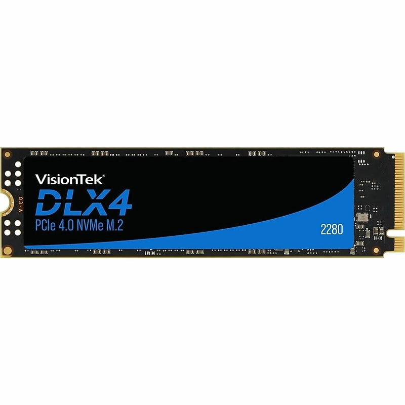VisionTek 901706 DLX4 M.2 PCIe 4.0 x4 SSD, NVMe Opal 2.0 Self-Encrypting Drive image 1