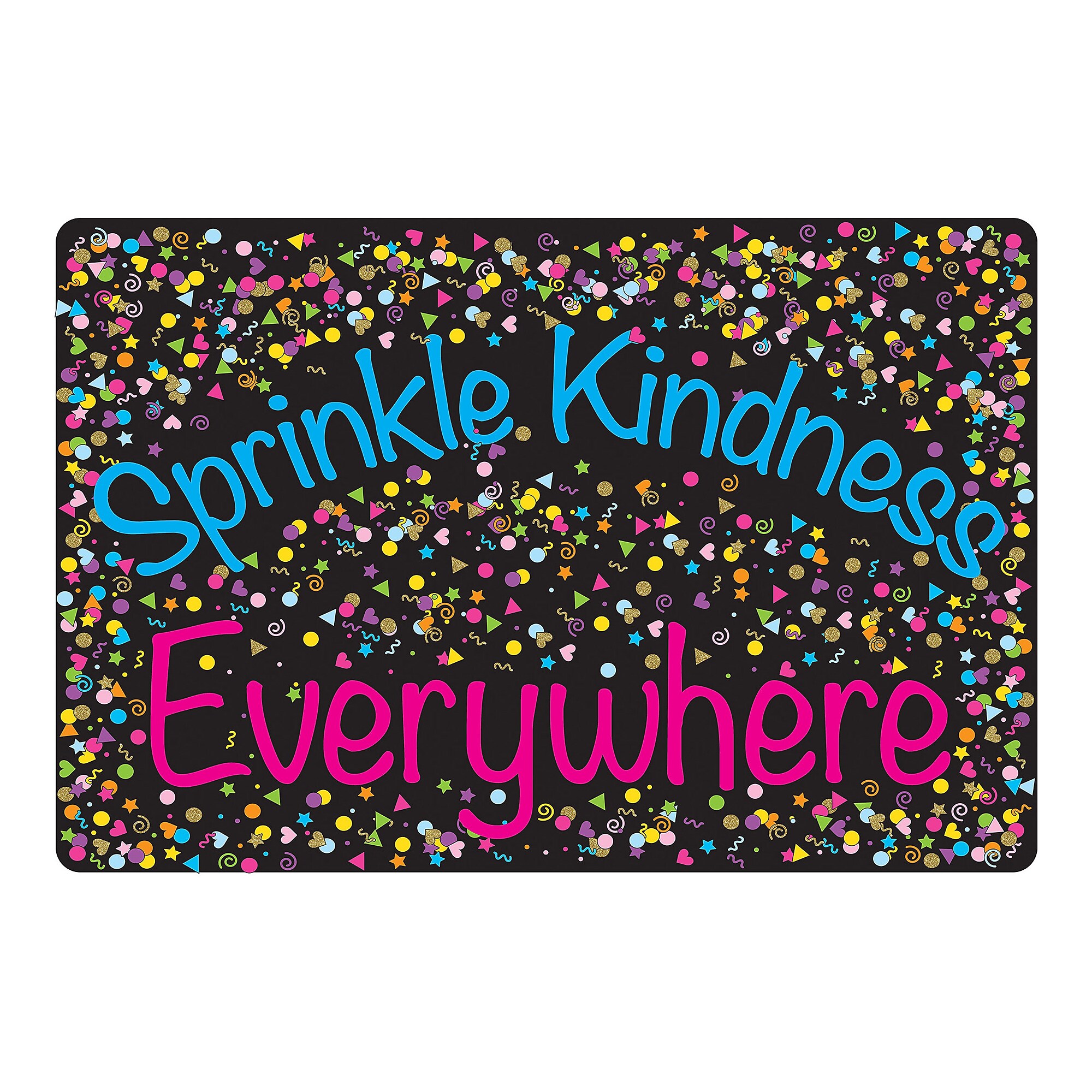 Ashley Smart Poly Commercial Floor Mat, 15.5″ x 23.5″, Sprinkle Kindness Everywhere, 2/Bundle (ASH91505-2) Sansujyuku sansujyuku.com