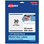 Avery Laser/Inkjet Circle Multipurpose Labels, 1-1/4" Dia., Clear, 3000/Box (94505)~#|#~F2EC2520-A1DD-4EC2-93454B93FA765923_sc7