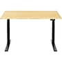 FlexiSpot E7 Pro 60"W Electric Adjustable Bamboo Standing Desk, Bamboo/Black (E7BPRO6030-LBZB)~#|#~F2ECA033-8A65-4D20-A98E5D8CB7F49333_sc7
