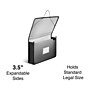 Staples 3.5" Expanding Wallet, Elastic Closure, Legal Size, Black (TR10761)~#|#~F2F0EBAC-65B8-4E4E-AAA5135E2E613687_sc7