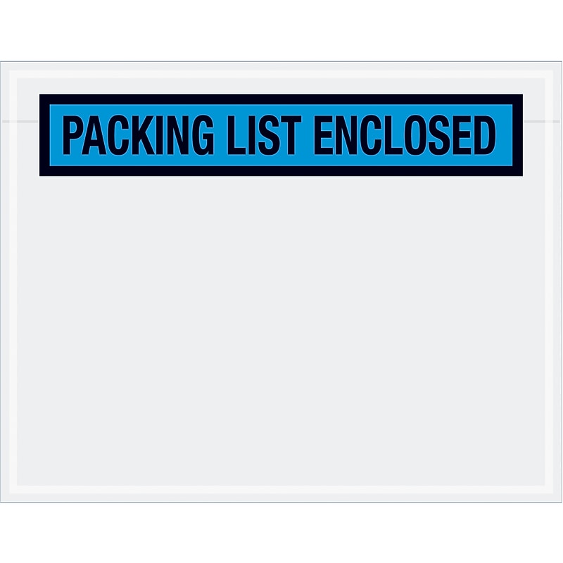 Packing List Envelope, 7" x 5.5", 1000/Carton (PL458) image 1