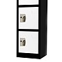 AdirOffice 72" 6-Tier Black and White Storage Locker, 4/Pack (ADI629-206-B-W-PKG-4)~#|#~F2F23A06-1123-4C9F-8268B7F9210A2E06_sc7