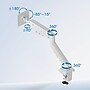 FlexiSpot MA1 Single Adjustable Arm, Up to 32" Monitor, White (MA1W-S-DP)~#|#~F2F33001-BEA1-45CB-8A1CAEA8B4017C3B_sc7