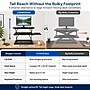 Uncaged Ergonomics Adjustable Standing Desk Converter with Keyboard Tray, Black (CDM)~#|#~F2F6562D-F8A2-4645-A9EB158F23F14B62_sc7