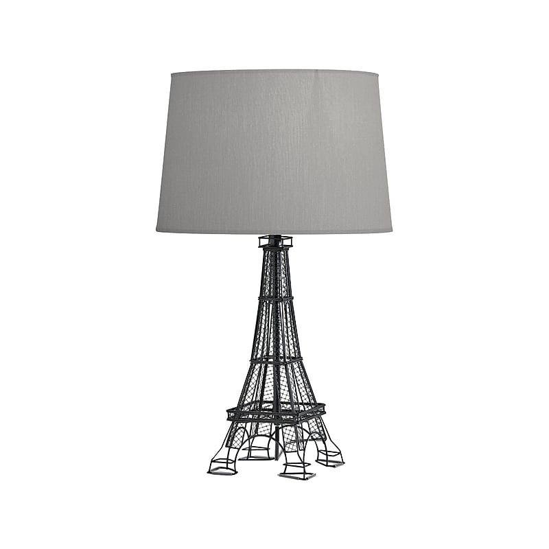 Simplee Adesso Eiffel Tower Incandescent Table Lamp, Black/Gray (SL5001-03) image 1