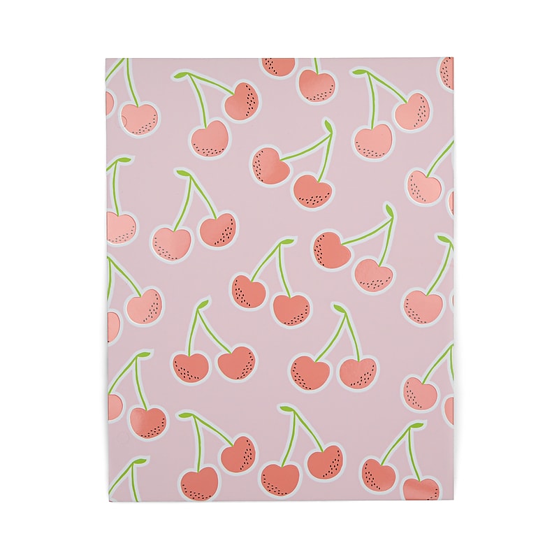 DesignWorks Ink Glossy 3-Hole Punched 2 Pocket Paper Folder, Assorted Colors (TPFA-114ST) image 1
