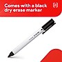 TRU RED™ Magnetic Porcelain Dry Erase Board, Black Frame, 4' x 3' (TR61189)~#|#~F2F9F102-FD78-480D-8C1A5930EABEB3E4_sc7