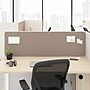 Bush Business Furniture Hustle 17"H x 58"W Tackboard for 60" Cubicle Desk, Warm Beige (HUP158WB-03)~#|#~F2FC163F-A099-4476-90DCB89AC0D148A3_sc7
