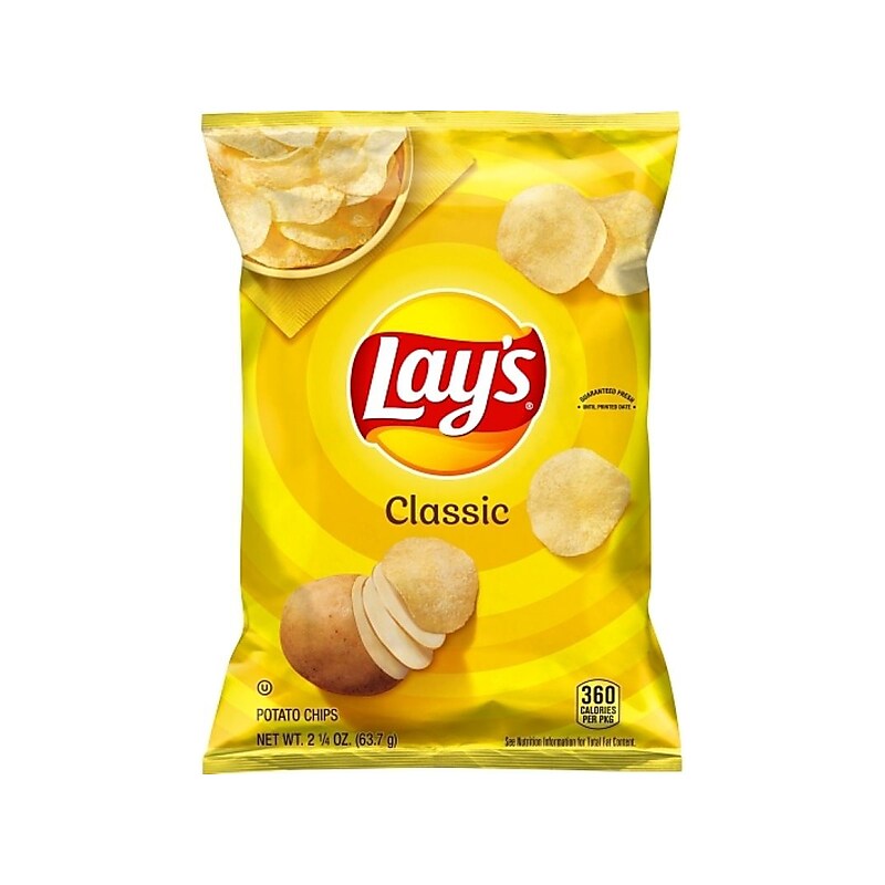 Lay's Gluten Free Classic Potato Chips, 2.25 oz. (36111) image 1