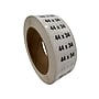 Nahanco 44 x 34 Plastic Size Marker, Black/White, 250/Roll (DSM-339)~#|#~F304FBEE-7D8C-4FB1-9DD193A38579A16B_sc7
