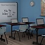 Regency Kobe 60" x 30" Flip Top Mobile Training Table- Mahogany~#|#~F30611E0-8768-4DA7-95932D9D556F4B21_sc7