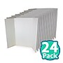 Flipside Tri-Fold Presentation Board, 36" x 48", Corrugated, Bleached White, 24/Carton (30042-24)~#|#~F3088E42-2F09-498A-A29341018994F705_sc7