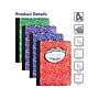 Better Office 1-Subject Composition Notebooks, 7.5" x 9.75", Wide Ruled, 100 Sheets, Assorted Colors, 4/Pack (25204-4PK)~#|#~F30BB313-F6EA-4919-BB5D97DFA956098A_sc7