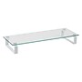 Mind Reader Contemporary Monitor Stand and Laptop Riser, Clear (GLASS-CLR)~#|#~F30D64DA-68D5-4CEA-B3D9FB6A641D8ED5_sc7