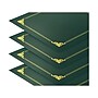 Better Office Certificate Holders, 8.75" x 11.25", Green/Gold, 25/Pack (65258-25PK)~#|#~F310A090-FB19-4944-8C0DF74C1F941BCA_sc7