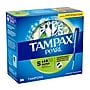 Tampax Pearl Super Absorbency Cotton Tampons, Plastic Applicator, 36/Pack (00370)~#|#~F31ECEA0-D370-4FA4-BF31C7F0A74C271A_sc7