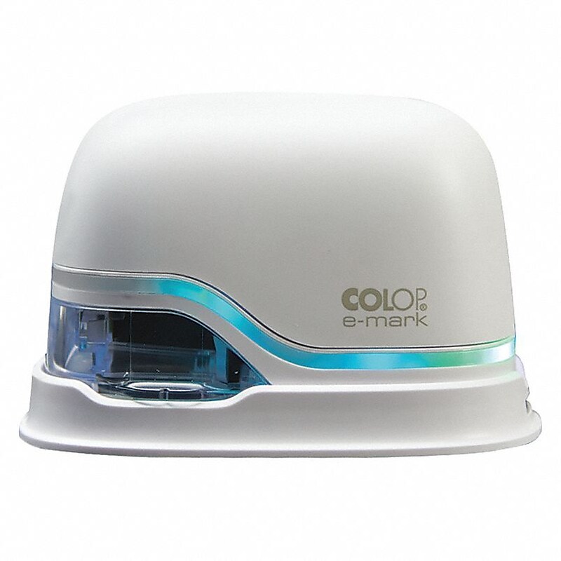 COLOP e-mark Electronic Digital Stamp and Marking Device, Cyan/Magenta/Yellow Ink (039201) image 1