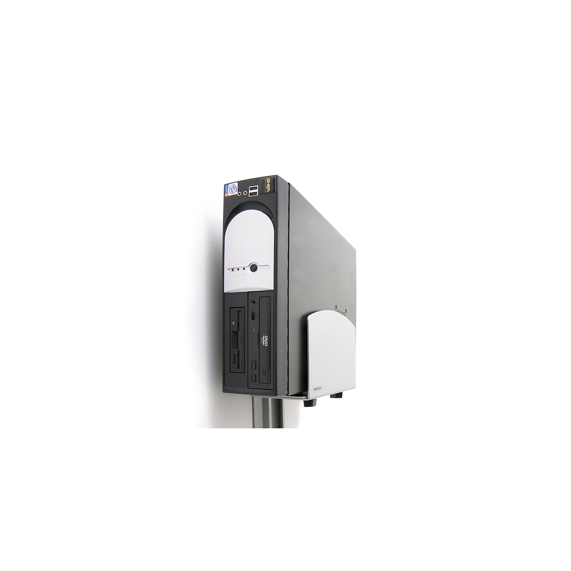Ergotron Adjustable Computer Wall Mount CPU Holder, Silver (97-468-202) Sansujyuku sansujyuku.com