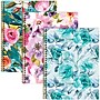 Global Printed Products 1-Subject Notebooks, 8.5"x11", College Ruled, 120 Sheets, Floral, 3/Pack (GPP-0104-A)~#|#~F32A43B1-64CB-466B-BE7540D7BA2CE0D0_sc7