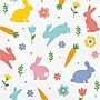 Say Hooray! Easter Frills Disposable Paper Plates and Napkins Set, 48/pack (DTC9647E2G)~#|#~F32C7C48-A8F2-4311-8F0C01BC64CE7FD9_sc7