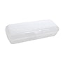 Bazic Plastic Latch Pencil Case, Clear, 12/Bundle (BAZ834-12)~#|#~F32E212A-0A3A-426D-833AD4B72C4FF58A_sc7