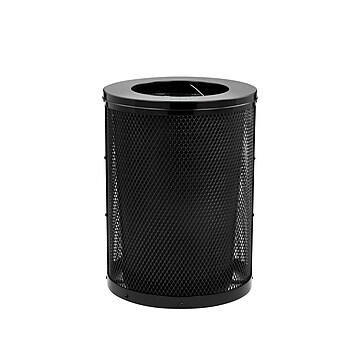 Alpine Industries 4460 Series Steel Mesh Outdoor Trash Can with