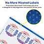Avery Laser/Inkjet Decorative Edge Waterproof Multipurpose Labels, 2.5"  x 2.5", White, 900/Box (94516)~#|#~F3315837-2C93-447F-A9C500AABC00C901_sc7