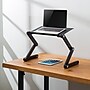 Mount-It! 2 in 1 Vertical 16.5" x 10.6" Adjustable Aluminum Laptop Stands, Black (MI-7210)~#|#~F3330D5D-F854-4C33-889C1D1D94791665_sc7